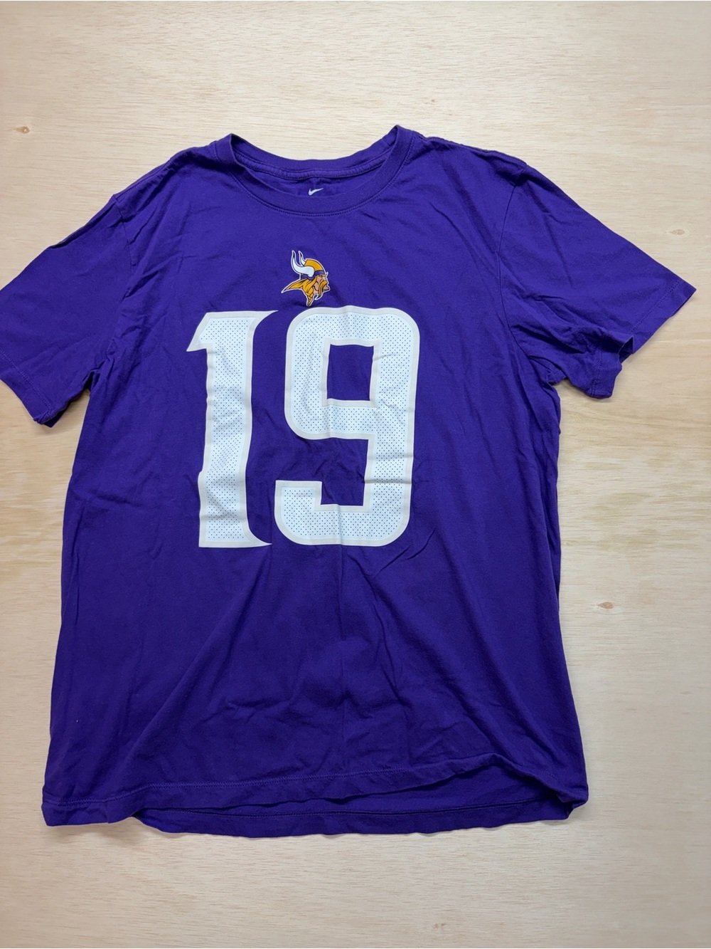 Nike The Nike Tee Minnesota Vikings Thielen #19 Jersey Tshirt Men's Large